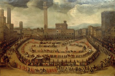 Parade of the Contrade, Siena by Vincenzo Rustici